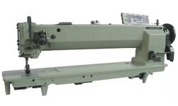 Highlead GC-20698-2D - Çift İğne Çift Pabuç Uzun Kafa 64 cm Kilit Dikiş Makinası ( İplik Kesicili )